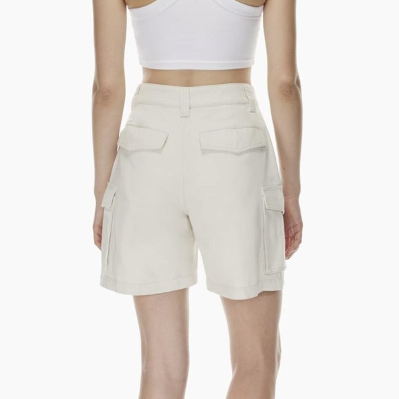 Aritzia Tna Lenox Cargo Shorts, Size 4, Flax Beige - Picture 8 of 8